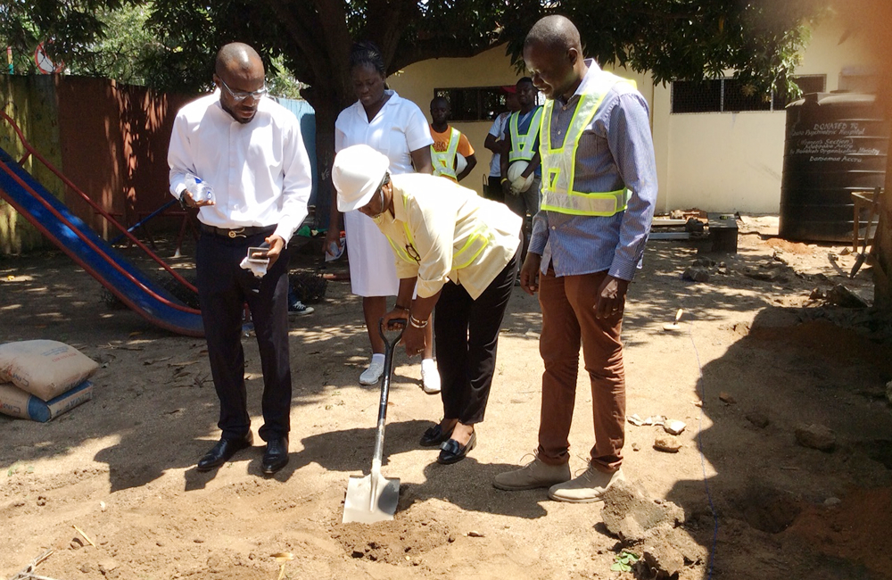 Sod Cutting Ceremony at the Children's Ward of the Accra Psychiatric Hospital